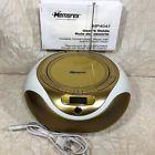 Mp4047 Memorex Round Portable Boombox Cd Gold User Manual