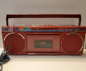 Xp-729red Multitech Xp-729 Boombox-ghetto Blaster 80s Am/fm Cassette Radio Vintage