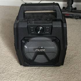 Muz6017-blk Muze Portable Bluetooth Speaker Black Usb Playback Aux Input