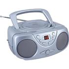 Srcd243 N-a Sylvania Portable Cd Player With Radio Boombox Silver 012301801446