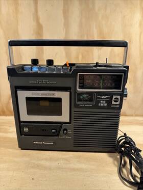 R-5210b National Panasonic 3 Band Portable Radio Cassette - Mw/sw1/sw2 Vintage