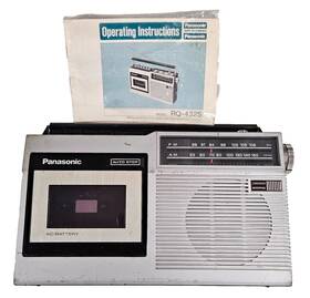 Rq-432s National Panasonic Rq 443ds Mw/sw1-2 Band Radio Cassette Player Boombox Read