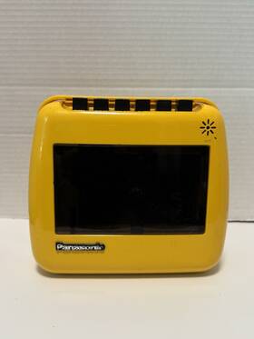 Rq711s National Panasonic Vintage 70s Space Age Yellow Cassette Boombox Recorder