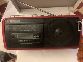 Rx-m50 National Fm/mw/sw1/sw2 Radio Cassette Recorder No Power Cable