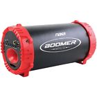 Naxs3084red Naxa Boomer Impulse Led Bluetooth Boom Box Red 840005011782