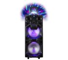 Nds-1050 Naxa Portable Bluetooth Speaker Stack With Disco Dome 840005012253