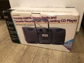 Pcd-318cd Newtech Vintage Portable Cd / Am/fm Cassette