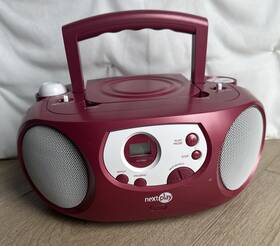 Np501-br Nextplay Next Play Boombox Am/fm Radio Cd Player Pink Rare 1990 S Working