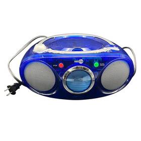 Ts9006 Nextplay Cd Boombox Am/fm Radio Portable Music Player Blue Retro As Is