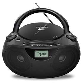 Nextron 612592582538 Portable Stereo Cd Player Boombox With Am/fm Radio Bluetooth Usb A