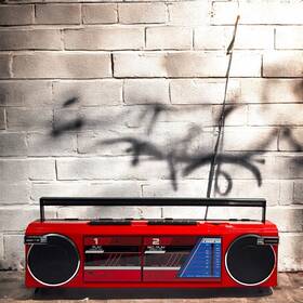 Fs-690 Nippon Vintage Boombox 2 Band Am/fm Stereo Twin Cassette Recorder Player