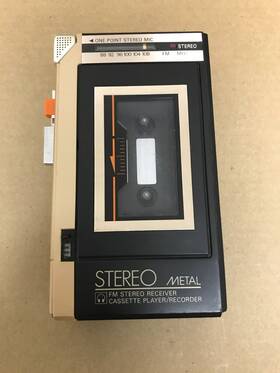 Fs-987 Nippon Vtg Stereo Metal Fm Cassette Recorder Radio