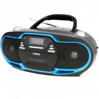 Npb-257-blu Naxa Electronics Portable Cd Player Stereo Radio Usb Inputs Boombox