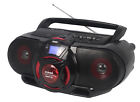 925102906m Npb273 Naxa Portable Bluetooth Cd Cassette Player With Subwoofer Usb Input