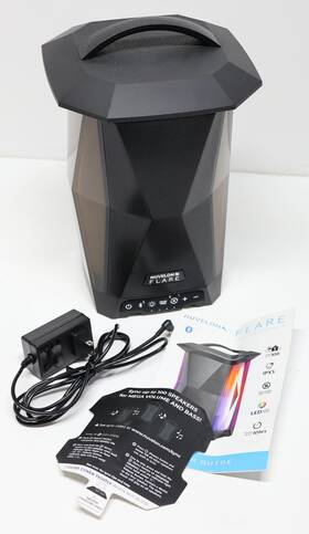 Nf15a1-btm Nuvelon Flare Portable Bluetooth Outdoor Speaker Light Sync Up To 100 Speakers