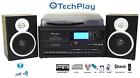Odc128bt Techplay Home Shelf Stereo System Turntable Cassette Recorder 850001008662