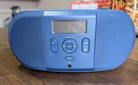 100135463 Onn Onn. Portable Cd Boombox - Blue