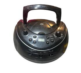 16aa005 Onn Portable Black Am/fm Radio And Cd Player Boombox Works Read