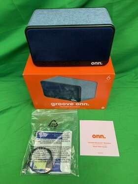 E13-1 Onn 850017291164 Groove Portable Boombox W Bluetooth Wireless Technology