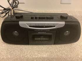 14-704 Optimus Radio Shack Boom Box - Am/fm Cassette Tape Player Recorder