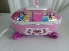 P500b Disney Princess Pink Cd Player Boom Box Jewelry Boombox Tested