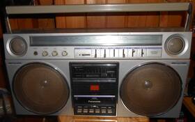 D-5085 Panasonic Boombox Portable Stereo Radio Cassette Player Tested Works