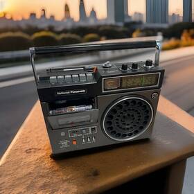 Rf-5310b Panasonic Rf5310b National Boombox/stereo Vintage Portable Cassette And Radio