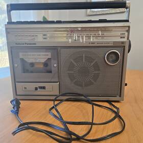 Rx-1750t Panasonic Vintage National Tape Cassette Radio 2-way Speaker Boombox