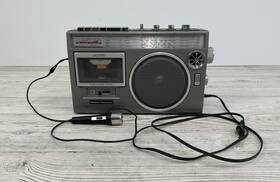 Rx-2350f Panasonic Vtg National 4 Band Radio Cassette Recorder Tested/works /s