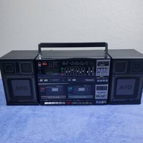 Rx-cw200f Panasonic Boombox Tape Recorder Vintage Fully Working Good Condition