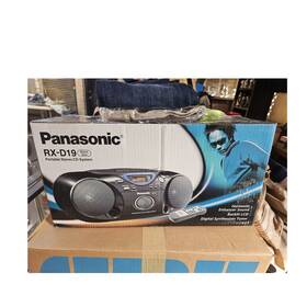 Rx-d19gc-k Panasonic Rx-d19 Boombox Cd Player Am/fm Digital Tuner Remote Black