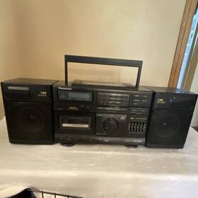 Rx-ds620 Panasonic Rx-ds90 Cd/cassette Am/fm Boombox Auto Reverse Graphic Eq Black