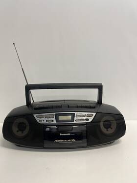 Rx-dt37 Panasonic Power Blaster Stereo Boombox Portable Cd / Tape Radio System
