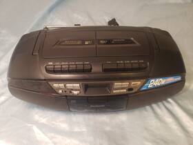 Rx-dt39 Panasonic Radio Twin Cassette Cd Player Power Blaster Boombox Retro 90s