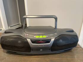Rx-ed90 Panasonic Vtg Boom Box Radio Cd And Tape Player. Needs Repairs/read Descr