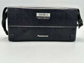 Rx-f40 Panasonic Vintage Am Fm Stereo Radio Cassette Recorder In Vinyl Case