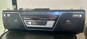 Rx-fm14l Panasonic Vintage Boombox Cassette Tape Radio Portable Player Works