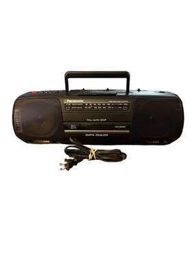 Rx-fs420 Panasonic Portable Radio Cassette Player Recorder Boombox Tested Works