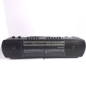 Rx-fw15 Panasonic Vintage 1980s Boombox Model Am/fm Radio Dual Cassette Read