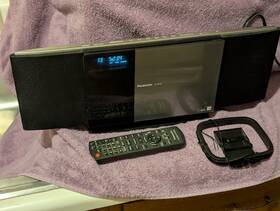 Sch-30 Panasonic Perfect Compact Stereo System Remote And Fm Antenna Quality Sound