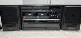 Sg-j600 Panasonic Boom Box Ghetto Blaster Turntable Stereo System Tested Works