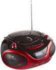 Pb2703-rd Axess Portable Boombox With Stereo Usb Sd Mmc 0818443011916