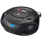 Pb2703blk Axess Black Portable Boombox 818443011909