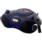 Pb2704-bl  Axess Pb2704 Portable Mp3-cd Boombox 012307073243