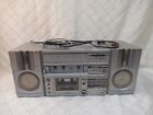 Pc-b5k Pc-t5c Jvc Portable Component System Cassette Radio Speakers Vintage