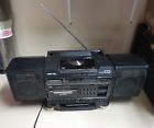 Pc-v2j Jvc Cd Cassette Hyper Bass Portable Boombox All Functions Work