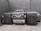 Pc-xc8 Jvc Vintage Boombox Cd Cassette Stereo Radio Bass Works As