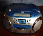 Pd6548 Bl Emerson Portable Cd Cassette Player Stereo Radio Boombox