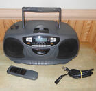 Pd6668 Emerson Portable Boombox Cd Player Fm Am Radio Stereo Cassette