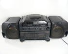 Ph-d9000 Fisher Vtg Boom Box Dual Tape Cd Stereo